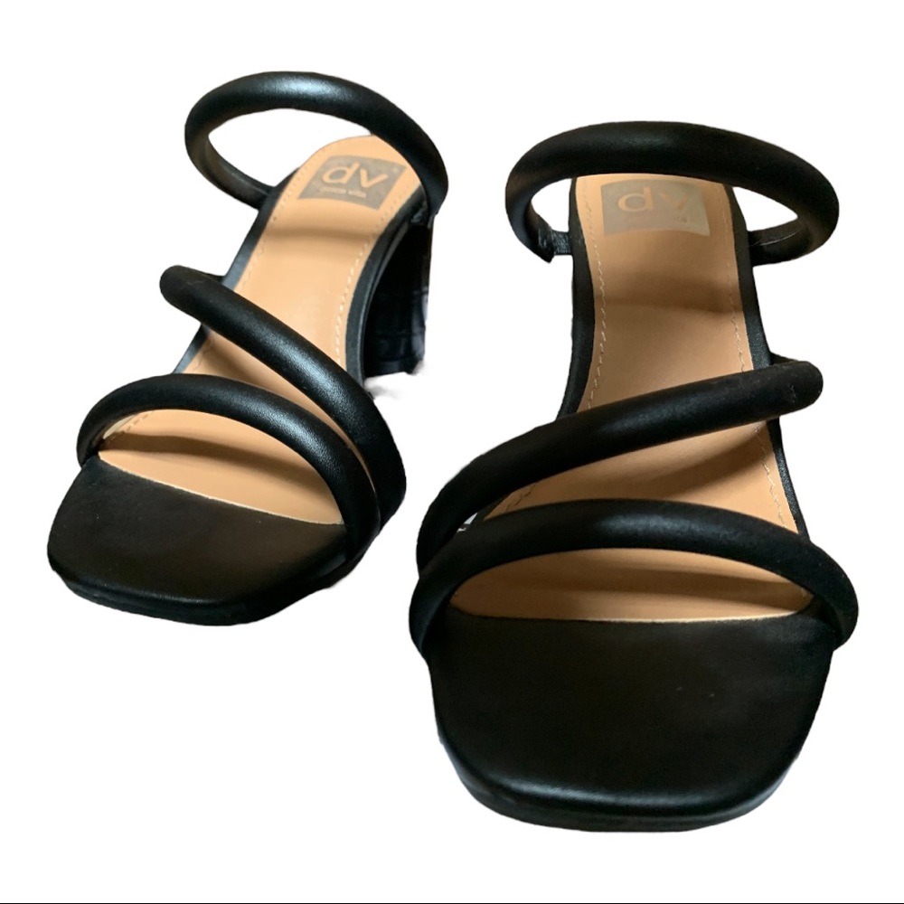 DV Dolce Vita - Myla Heeled Sandal black strappy sandal - Size 6.5